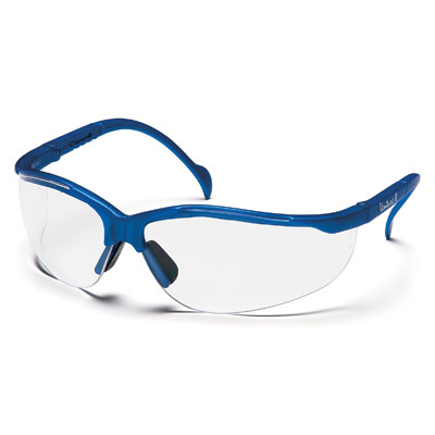 Pyramex SMB1810S Venture II - Metallic Blue Frame/Clear Lens (Box of 12) PYR-SMB1810SBX
