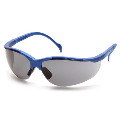 Pyramex SMB1820S Venture II - Metallic Blue Frame/Gray Lens (Box of 12) PYR-SMB1820SBX
