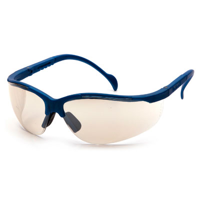 Pyramex SMB1880S Venture II - Metallic Blue Frame/Indoor/Outdoor Mirror Lens (Box of 12) SMB1880S