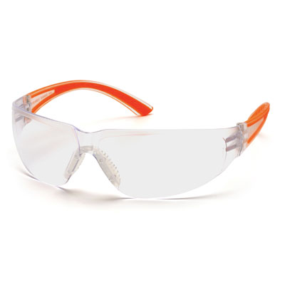 Pyramex SO3610S Cortez - Orange Temples/Clear Lens (Box of 12) PYR-SO3610SBX