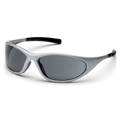 Pyramex SS3320E Zone II - Silver Frame/Gray Lens (Box of 12) PYR-SS3320EBX