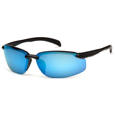 Pyramex VGSB1165DB Waverton - Black Frame/Ice Blue Mirror Lens VGSB1165DB