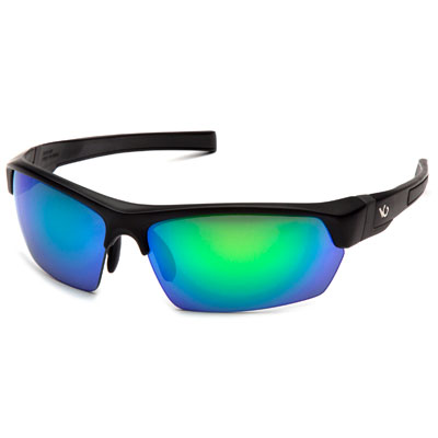 Pyramex VGSB331 Tensaw - Black Frame/ Green Mirror Polarized Lens PYR-VGSB331