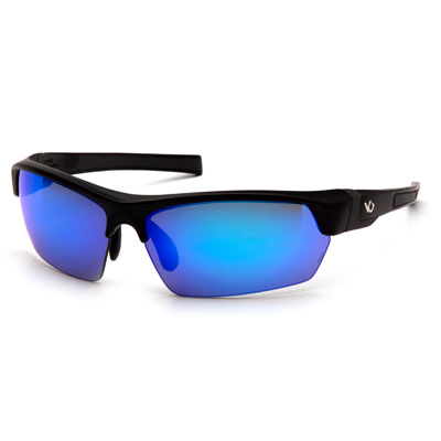 Pyramex VGSB365T Tensaw - Black Frame/Ice Blue Mirror Anti-Fog Lens PYR-VGSB365T