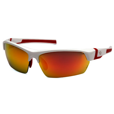 Pyramex VGSWR351 Tensaw - White Frame/ Sky Red Mirror Polarized Lens PYR-VGSWR351