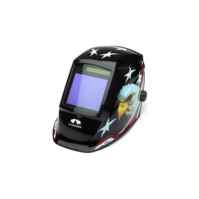 Pyramex WHAM3030AE American Eagle Autodarkening Welding Helmet PYR-WHAM3030AE