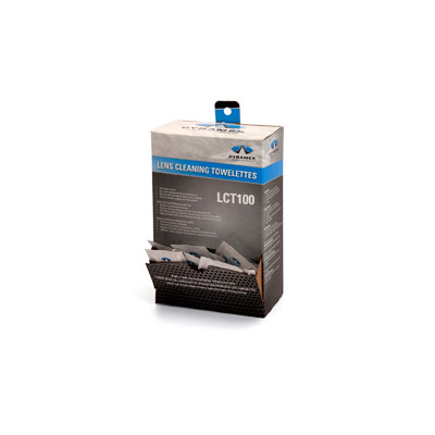 Pyramex LCT100 Lens Cleaning Towelettes - Box of 100 PYR-LCT 100
