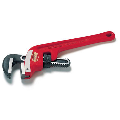 31060 Ridgid - 10in End Pipe Wrench, E10 - 1-1/2in Pipe Capacity 31060