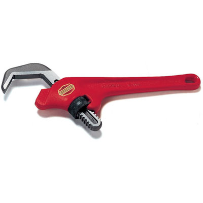 RIDGID Offset Hex Pipe Wrench Thin Smooth Jaw Design Multi-sided Secure Grip