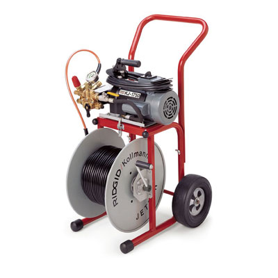 Ridgid KJ-1750-C Dual Pulse Water Jetter Kit for 1 1/4in. to 4in. Drain or Sewer Lines 62697