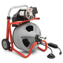 Ridgid K-400 w/C-31 IW Drum Machine for 1 1/2in. to 4in. Drain Lines (115v) 26993