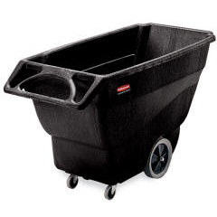 Rubbermaid FG101100BLA - 3/4 Yard Structural Foam Tilt Truck, Utility Duty - 600lb Capacity 1011