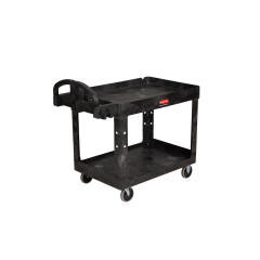 Rubbermaid FG452088BLA Heavy-Duty Utility / Service Cart (Black)