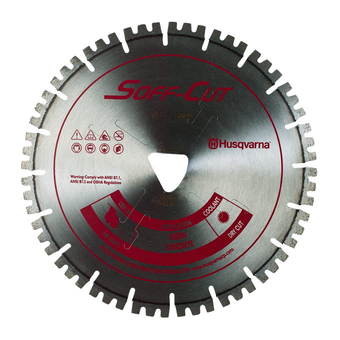 Soff-Cut Vari-Cut Series Early Entry Diamond Blades