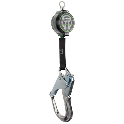 Safewaze 018-5007 7ft. Web Retractable, Single Leg with Aluminum Rebar Hook and Steel Carabiner (Class A) 018-5007