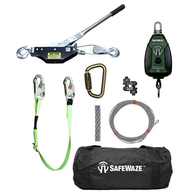 Safelink Horizontial Lifeline Kit and Components