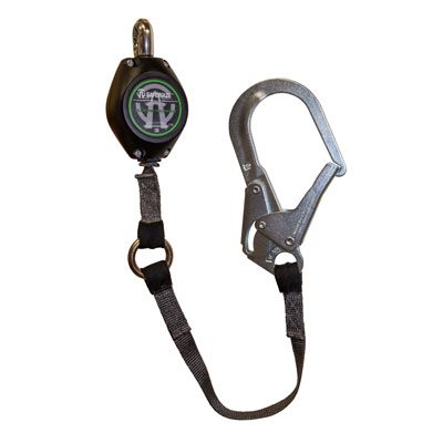 Safewaze FS-FSP1409-W-RBH 9ft. Web Retractable with Locking Rebar Hook (Class A) FS-FSP1409-W-RBH