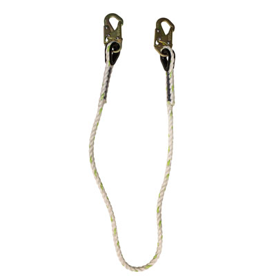 Safewaze FS33210 6ft. PolyDac Rope Positioning Lanyard FS33210