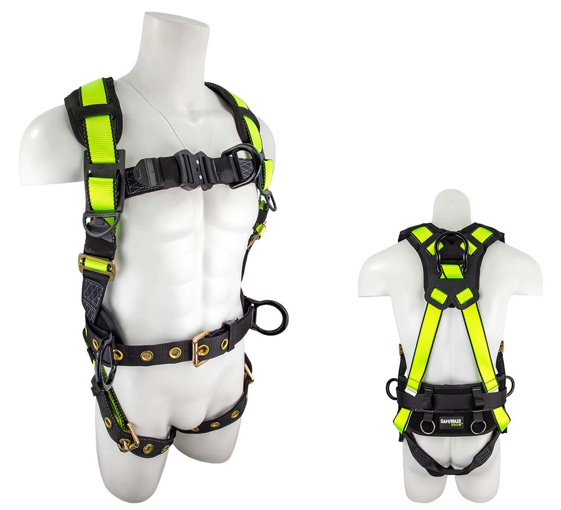 Safewaze FS377 PRO+ Wind Energy Harness with 4 D-Rings - X-Large FS377-XL