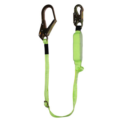 Safewaze FS565-AJ Adjustable high Profile Energy Absorbing Lanyard with Rebar Hook FFS-FS565AJ