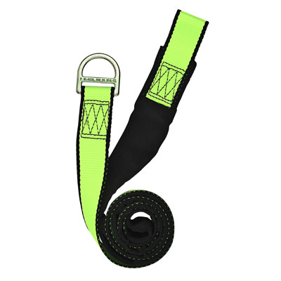 Safewaze FS880-6 6ft. Concrete Anchor Strap with Wear Sleeve D-Ring FS880-6