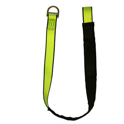 Safewaze FS880 4ft. Concrete Anchor Strap with Wear Sleeve D-Ring FFS-FS880