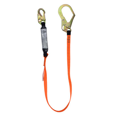 Safewaze FS88565-E 6ft. Energy Absorbing Lanyard with Rebar Hook FS88565-E