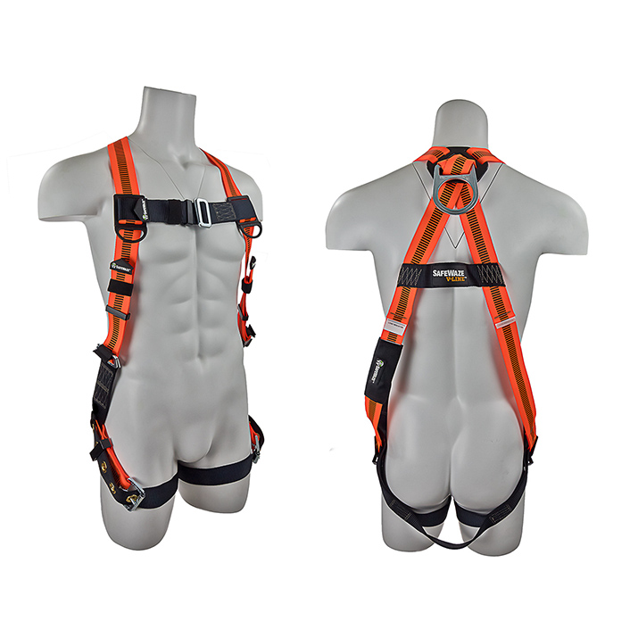 Safewaze FS99281-E V-LINE Fall Protection Harness with 1 D-Ring - Universal FFS-FS99281E