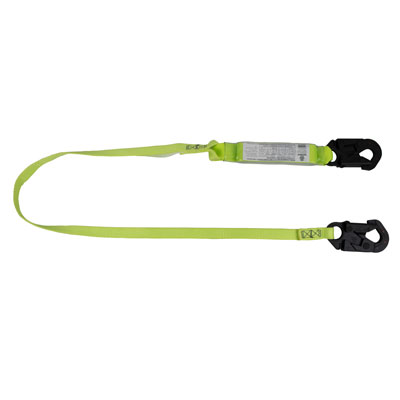 Safewaze SW560-AF-DE 6ft. Energy Absorbing Lanyard with Arc Flash webbing and Dielectric Snap Hooks SW560-AF-DE