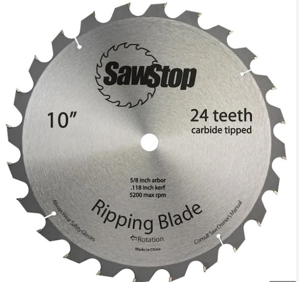 24-Tooth Ripping Table Saw Blade BTS-R-24ATB