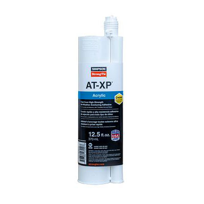 Simpson Strong-Tie AT-XP10 AT-XP High-Strength Acrylic Adhesive 9.4 oz. Cartridge with Nozzle AT-XP10