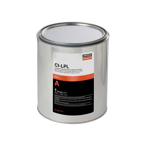 Simpson Strong-Tie CILPL1A Long-Pot-Life Structural Injection Epoxy - 1 Gallon -Part A CILPL1A