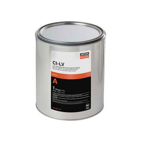 Simpson Strong-Tie CILV1A Low-Viscosity Structural Injection Epoxy - 1 Gallon -Part A CILV1A