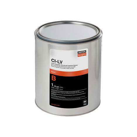 Simpson Strong-Tie CILV1B Low-Viscosity Structural Injection Epoxy - 1 Gallon -Part B CILV1B
