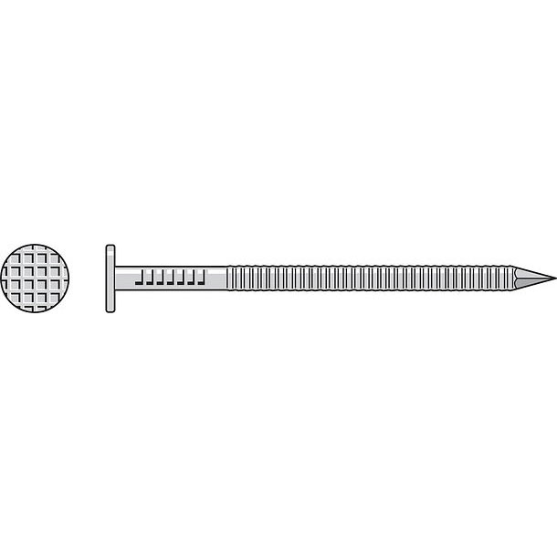 Swan T3SNDB 1-1/4X 14 Ga. (3D) 316 SS Siding Nails 25# Plastic Bucket T3SNDB