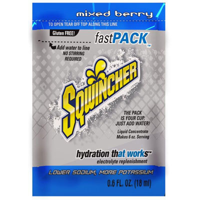 Sqwincher Fast Pack 6 OZ Mixed Berry (Case of 200) SQW-015300