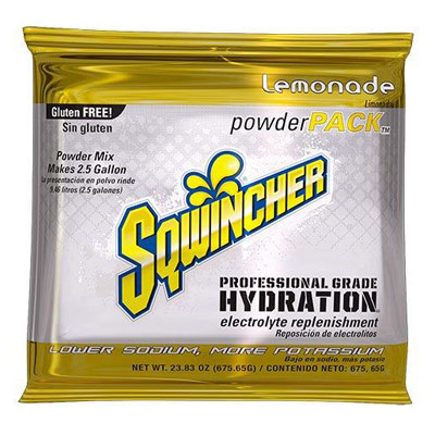 Sqwincher Powder Mix 2.5 Gal 16 PK Lemonade SQW-016020 LA