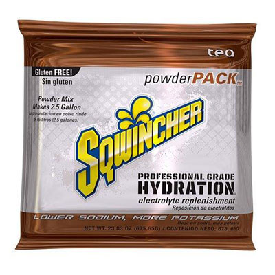 Sqwincher Powder Mix 2.5 Gal 16 PK Tea SQW-016025 TE