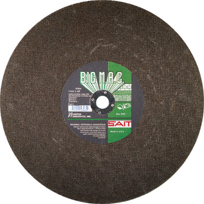 United Abrasives-Sait 23460 12in x 1/8in x 1in Big MAC Abrasive Blade for Concrete and Masonry Blade (Box of 10) UNA-23460