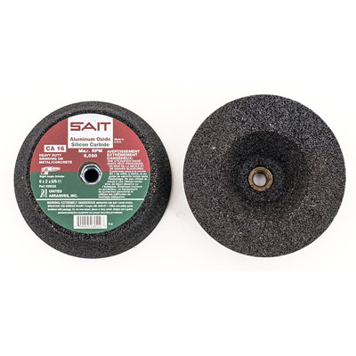 United Abrasives-Sait 26002 4in Stone Cup Wheel for Grinding Masonry and Ferous Metals (Box of 12) UNA-26002