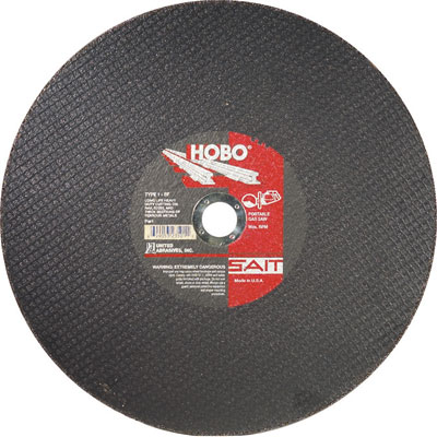 United Abrasives-Sait 23502 16in x 1/8in x 1in Hobo Blade for Cutting Heavy Steel (Box of 10) UNA-23502