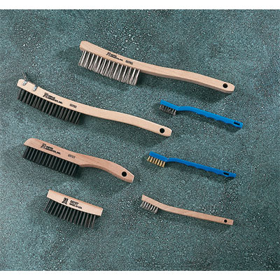 United Abrasives-Sait 05760 Curved Handled Scratch Brush with Scraper (Box of 12) UNA-05760