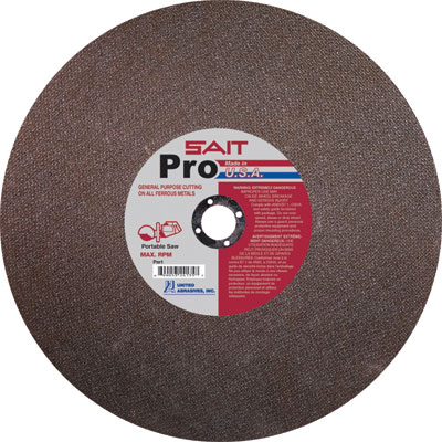 United Abrasives-Sait 24140 United Abrasives-Sait Pro 14 Inin x 1/8 Inin x 20mm Metal (Box of 10) UNA-24140