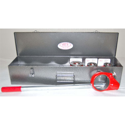 Wheeler Rex 4215 Manual Ratchet Threaders with Tool Box for 1/2in to 2in BSPT WHE-4215