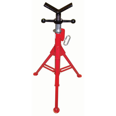 Wheeler Rex 850 Folding Pipe Stand W/V-Head - 2000lb Capacity WHE-850