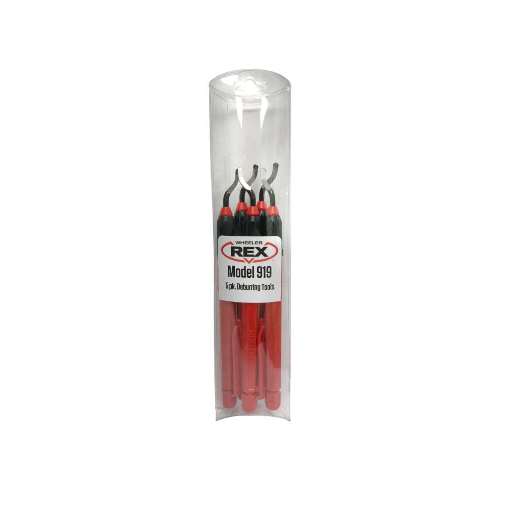 Wheeler Rex 919 Deburring Tool, 5PK WHE-919