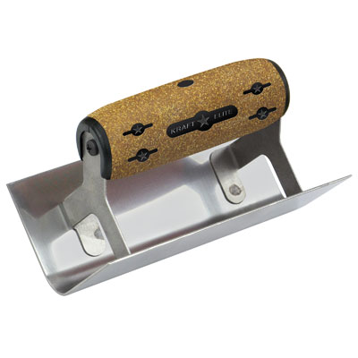Kraft CFE126K 6in.x2-1/2in. 1/4in. Radius Elite Series Five Star Inside Step Tool with Cork Handle CFE126K