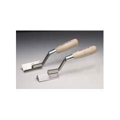 11-1//2 x 4-3//4-Inch Kraft Tool PLE457 Elite Series Five Star Golden Stainless Steel Plaster Trowel with Wood Handle
