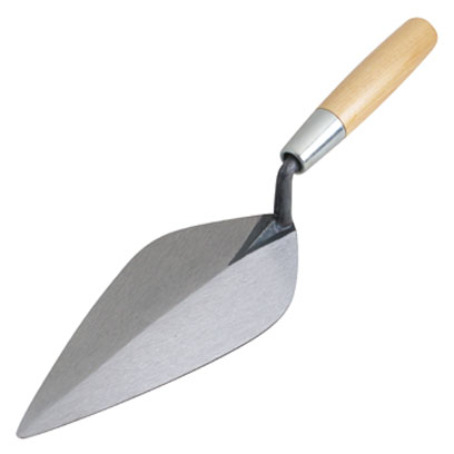 Kraft - BL703 - 10in Narrow London Brick Trowel - Wood Handle BL703