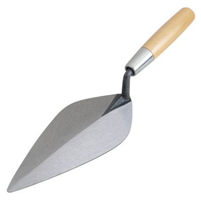 Kraft BL707 12in. Brick Trowel Narrow London Pattern with Wood Handle BL707